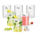 TREO V SQUARE GLASS 230ML 6Pcs