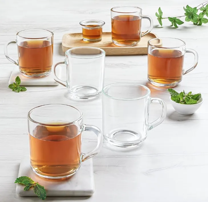 BOROSIL LATTE MUG S/6 240ML