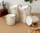 CLAY MUG BIG EBONY SET OF 6PC(271028) MRP 1399