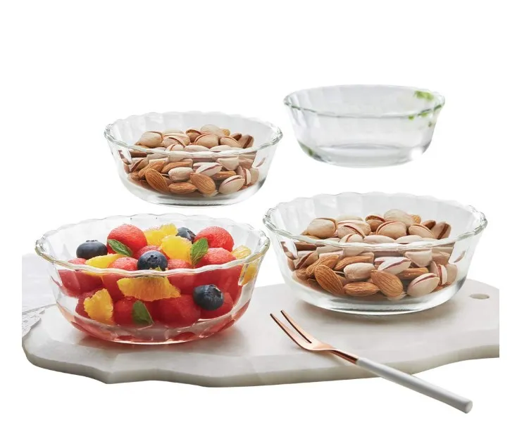 BOROSIL SET OF 4 DESIGNER BOWLS 430MLX4